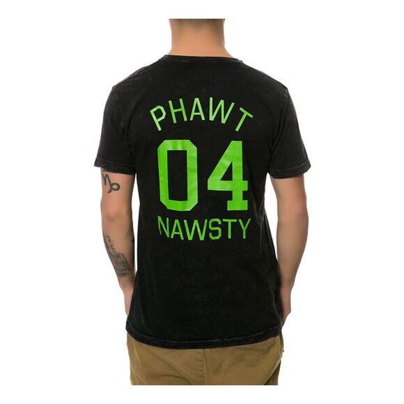 Fourstar Clothing Mens The Fourstar Bar Leaf Graphic T-Shirt, Black, NWT - Picture 1 of 2